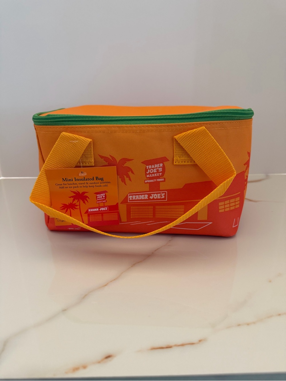 Trader Joe's Summer 2026 Orange Mini Insulated Bag